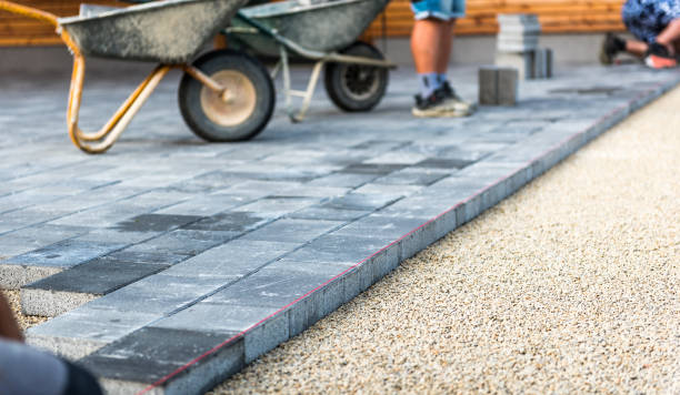 Permeable Paver Driveway in Lillington, NC